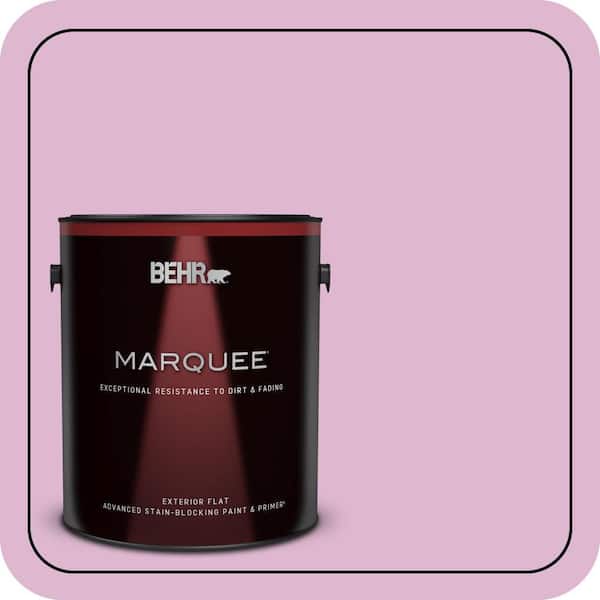 BEHR MARQUEE 1 gal. #M120-3 Pink Wink Flat Exterior Paint & Primer
