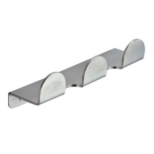 Inoxia Loft Triple Robe Hook in Stainless Steel