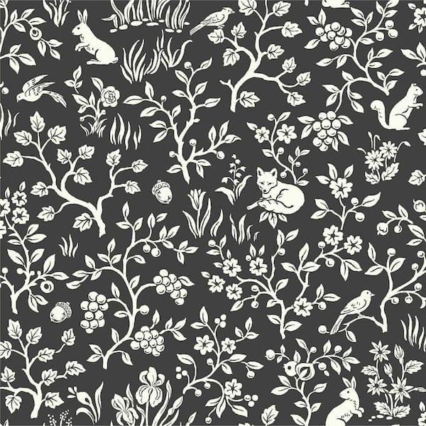 Magnolia Home by Joanna Gaines 34.17 sq. ft. Magnolia Home Fox and Hare Premium Peel and Stick Wallpaper