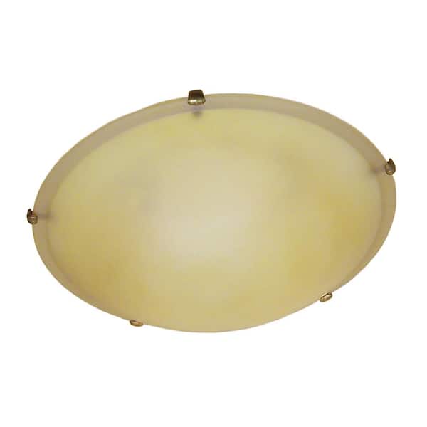 Cambridge 5-Light Burnt Copper Flushmount