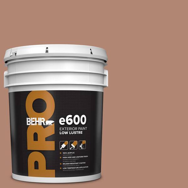 BEHR PRO 5 gal. #220F-5 Light Mocha Low Luster Exterior Paint