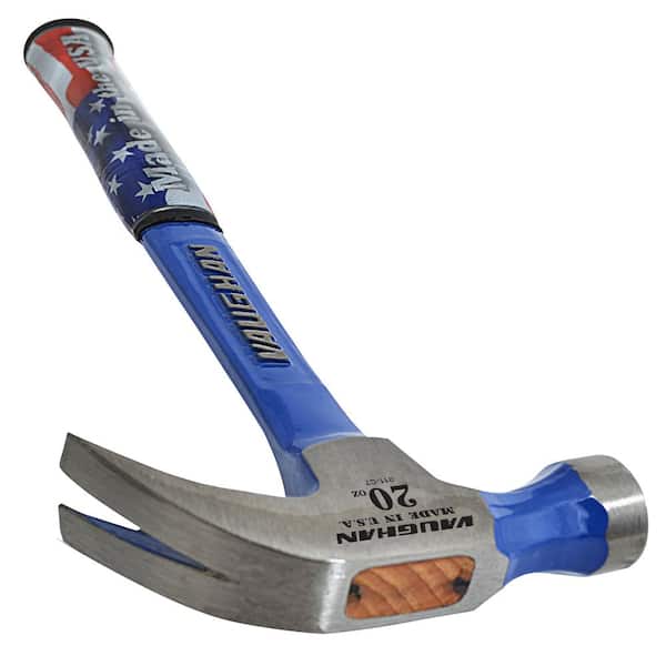 20 oz. Solid Carbon Steel Nail Hammer with 13.75 in. Handle