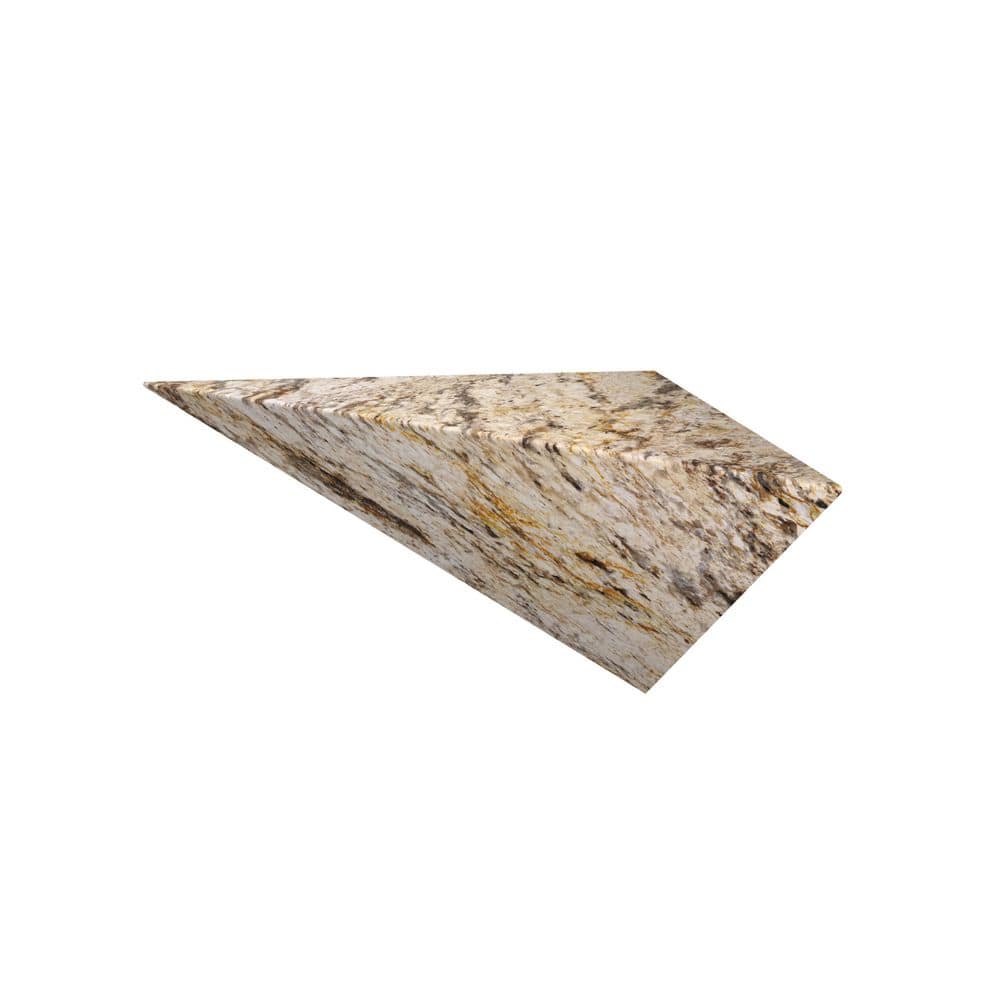 Transolid 14" X 14" Wall-Mount Corner Shower Seat – Solid Surface, Desert Earth, Mold-Resistant