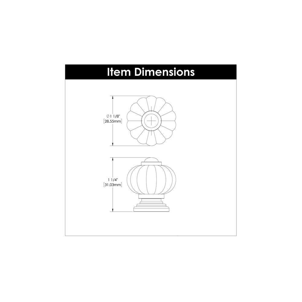 Polished Nickel Round Crystal Cabinet Knob with Mounting Hardware