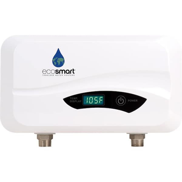 EcoSmart POU 6 Point-of-Use Flow Controlled Tankless Electric Water Heater 5.5 kW 220 V