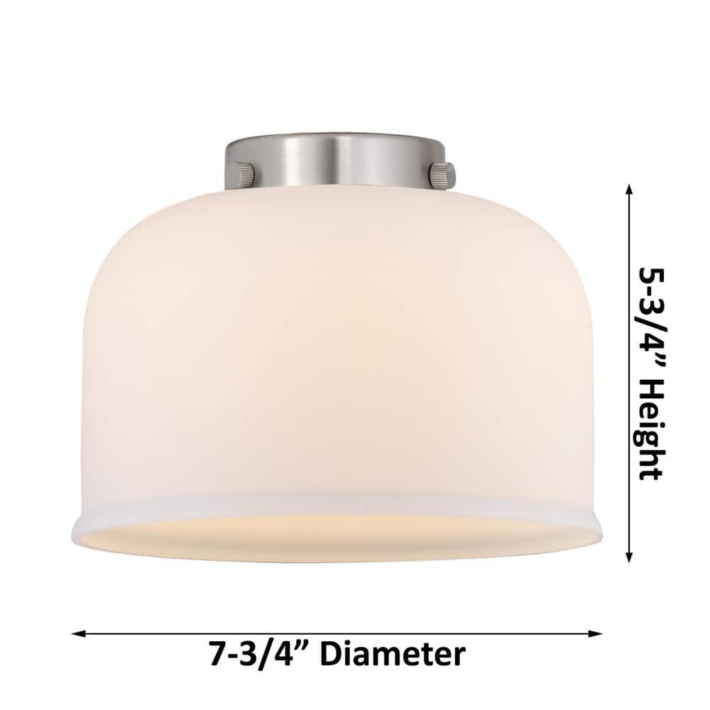 Large Bell Matte Black Mini Pendant Light for Indoor/Outdoor