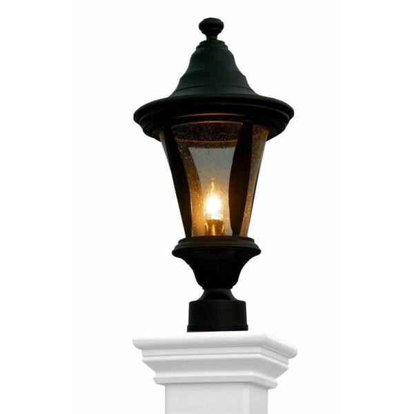 home depot white lamp post