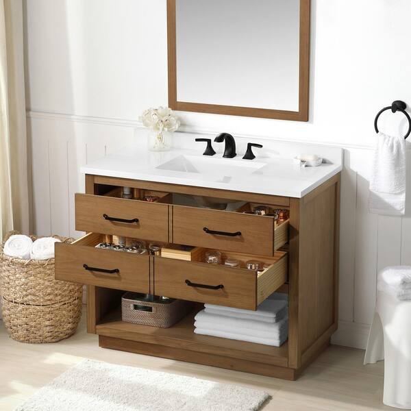 Ove Decors Carran 42 In W Bath Vanity, Bathroom Vanity Canada 42 Inch