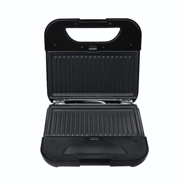 KALORIK 40 sq. in. Stainless Steel Waffle, Grill, Griddle and Sandwich Maker SM 47451 SS - The Home Depot