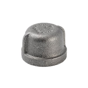 3/4 in. Black Malleable Iron FIP Cap Fitting