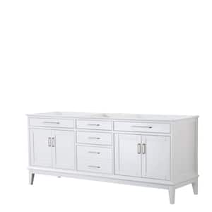Margate 78.5 in. W x 21.5 in. D Bath Vanity Cabinet Only in White