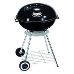 Portable Charcoal Grill in Black