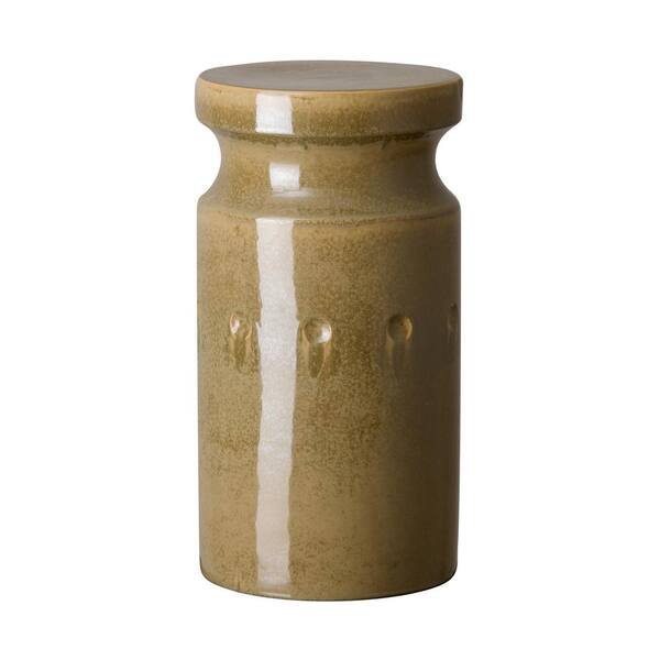 Emissary 18 in. H Desert Round Ceramic Garden Stool