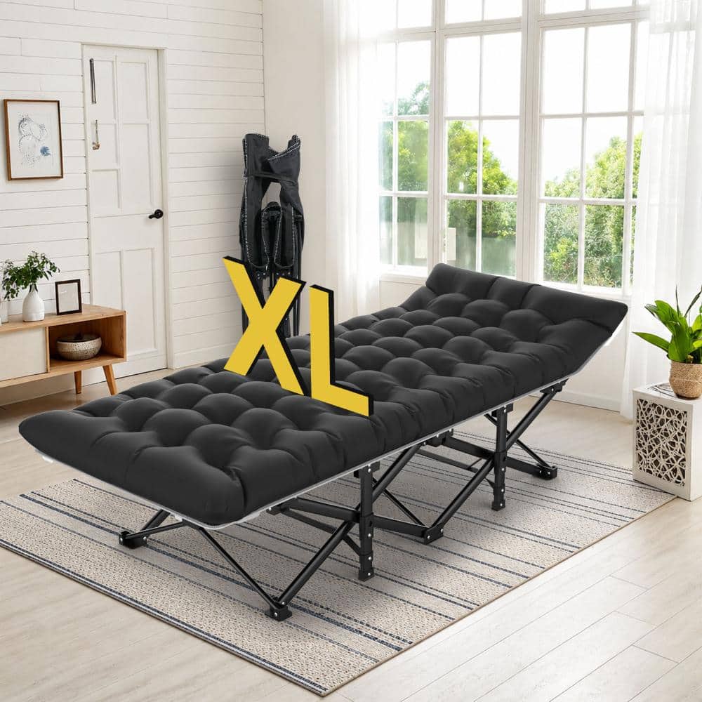 "Folding Camping Cot for Adults-Heavy Duty 1200D Oxford Fabric 28"" Extra Wide Bed with Mattress & Carry Bag for Adults" price history on PriceWatchPro