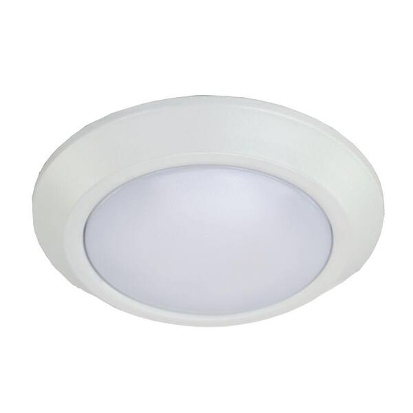 HomeSelects 6 in. White Recessed LED Trim with 80CRI, 3000K