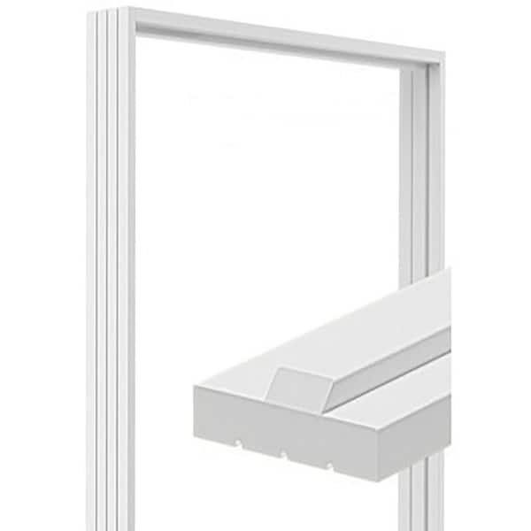 4.62 in. x 81.68 in. Jamb Kit Primed White Pine Wood Knock Down Door Frame with Three Eased Edge Door Stops