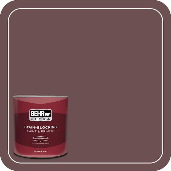 BEHR ULTRA 1 qt. #130F-7 Semi Sweet Extra Durable Flat Interior Paint & Primer