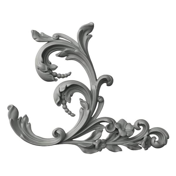 1.38 in. x 13.75 in. x 11.25 in. Polyurethane Applique and Onlay Moulding