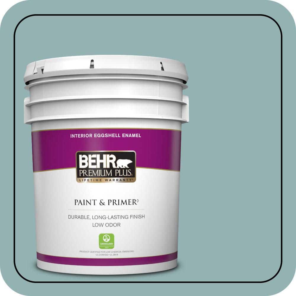 5 gal. #500F-5 Gulf Winds Eggshell Enamel Low Odor Interior Paint & Primer price history on PriceWatchPro