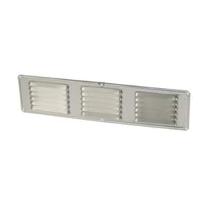 16 in. x 4 in. Rectangular Mill Finish Weather Resistant Aluminum Soffit Vent