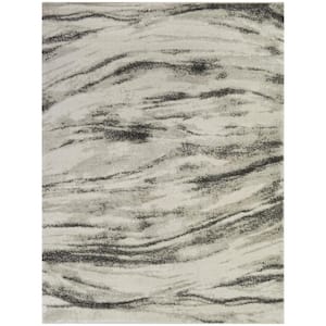 Eluard Charcoal 5 ft. x 7 ft. Abstract Area Rug