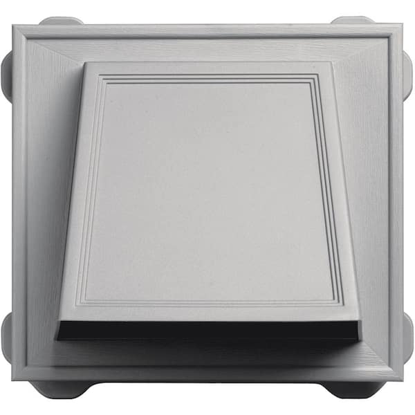 Mid America 10 in. x 9 in. #030 Paintable 6 in. Hooded Dryer Vent Mounting Block