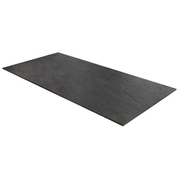 Ivy Hill Tile LithoTech Graphite Gray 23.62 in. x 47.24 in. Matte