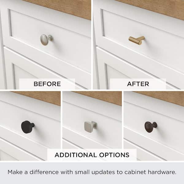 Liberty Harmon 1 3 8 In 35mm Matte Black Round Cabinet Knob P22669c Fb C The Home Depot Matte Black Round Cabinet Knob P22669c, Home Depot Knobs And Pulls For Cabinets