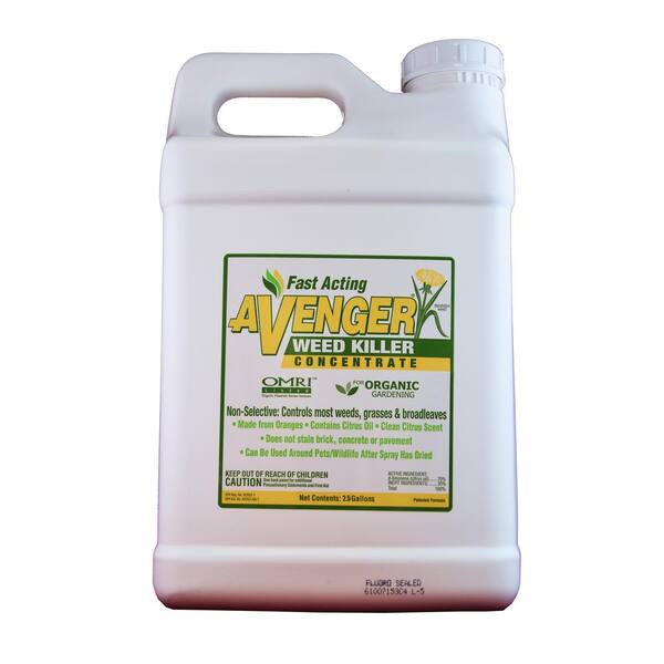 Avenger Weed Killer 2 5 Gal Organic Weed Killer Herbicide Concentrated Avgr Conct 2 5gal The Home Depot