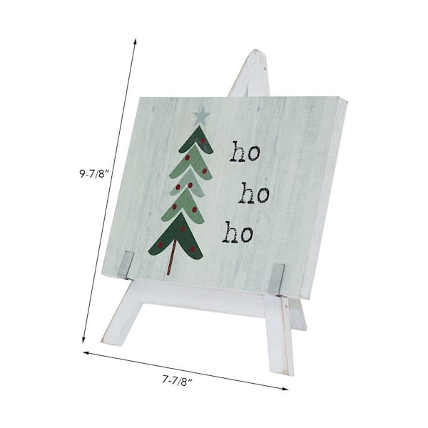 HO HO Ho Free-standing Sign Christmas Decor Ho Ho Ho Sign Christmas Mantel  Christmas Mantel Decor -  UK