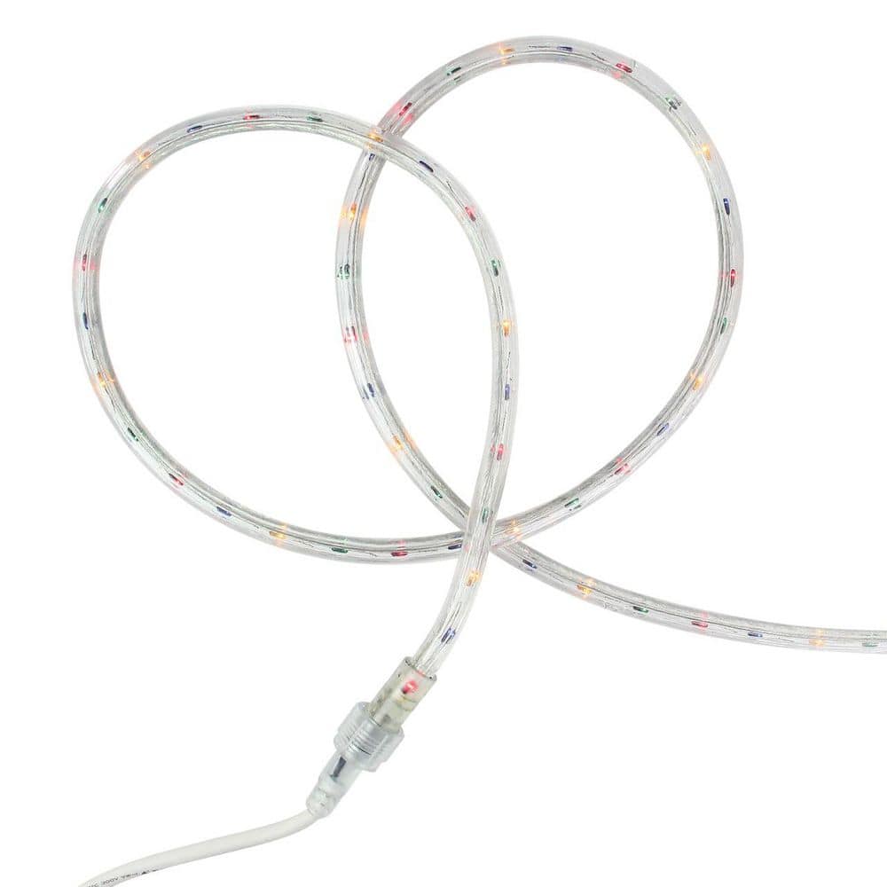 Northlight 100ft Multi-Color Christmas Rope Lights 34316418 - The Home ...