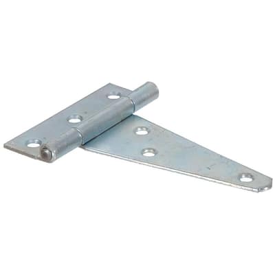 4 in. Heavy T-Hinge in Zinc-Plated (5-Pack)