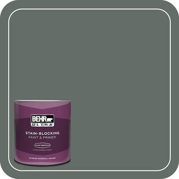 BEHR ULTRA 1 qt. #700F-6 Dense Shrub Extra Durable Eggshell Enamel Interior Paint & Primer