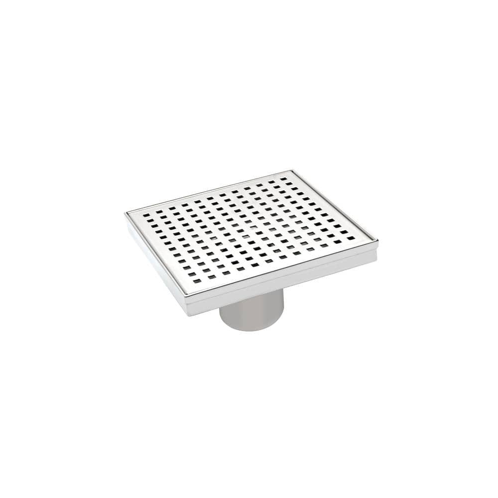 6in. Square Pattern Grid Designer Square Drain price history on PriceWatchPro