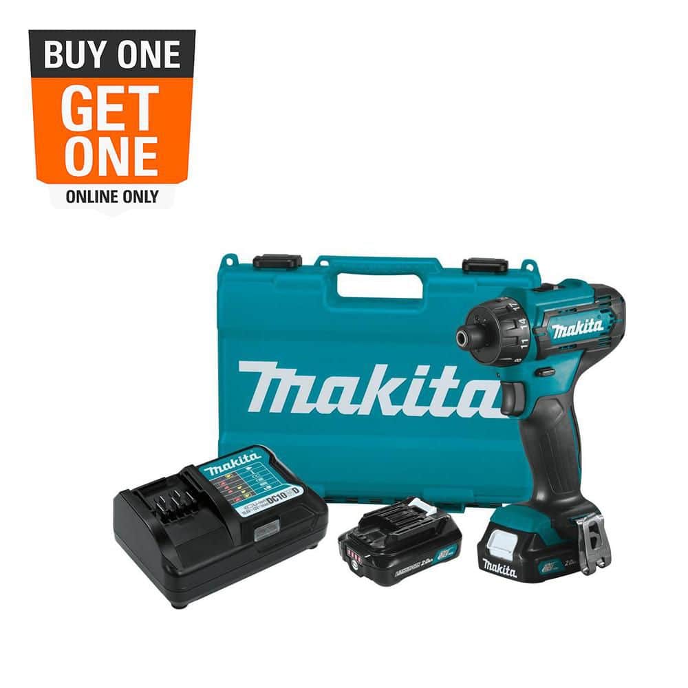 Makita 12V max CXT Lithium-Ion Cordless1/4 in. Hex Screwdriver Kit