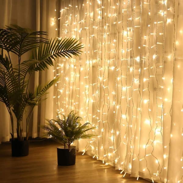 Battery or USB Plug in, 9.8 x 9.8 ft Remote Control Curtain Fairy Ligh – If  you say i do