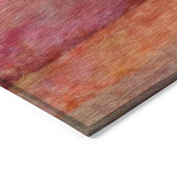 Chantille Machine Washable Indoor/Outdoor Abstract ACN2311 Pink 10 ft. x 14 ft. Area Rug