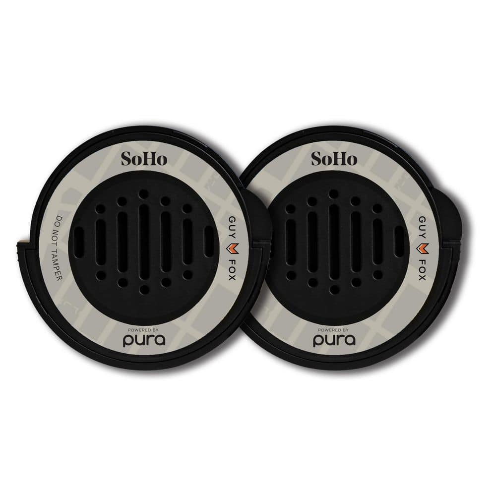 Pura SoHo by GUY FOX - Fragrance Refill Dual Pack for Car Diffuser