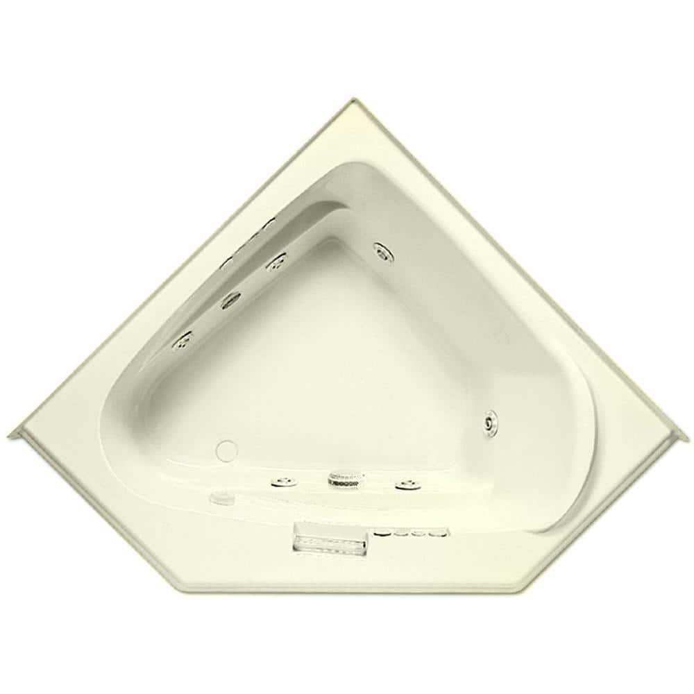 Morandi 60 in. Acrylic Left Front Drain Corner Apron Front Soaking Bathtub in Biscuit Morandi 60 in. Acrylic Left Front Drain Corner Apron Front Soaking Bathtub in Biscuit