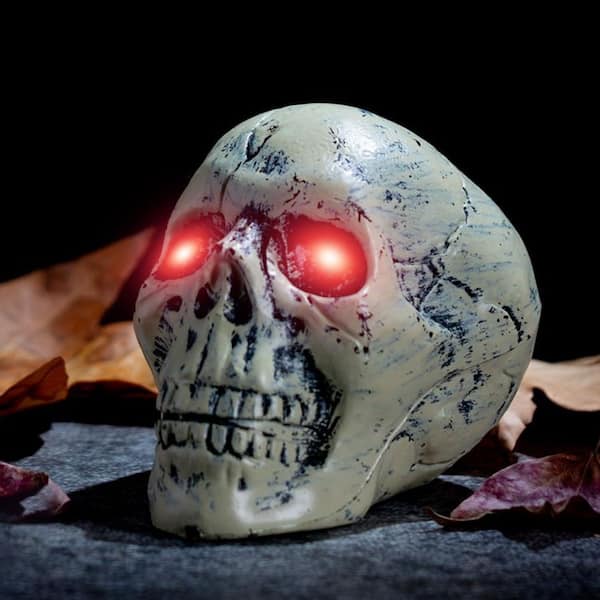 Halloween LED Glowing Eyes with Timer and Multi-Use Design for Masks Pumpkins Tombstones and Props (2-Pack)