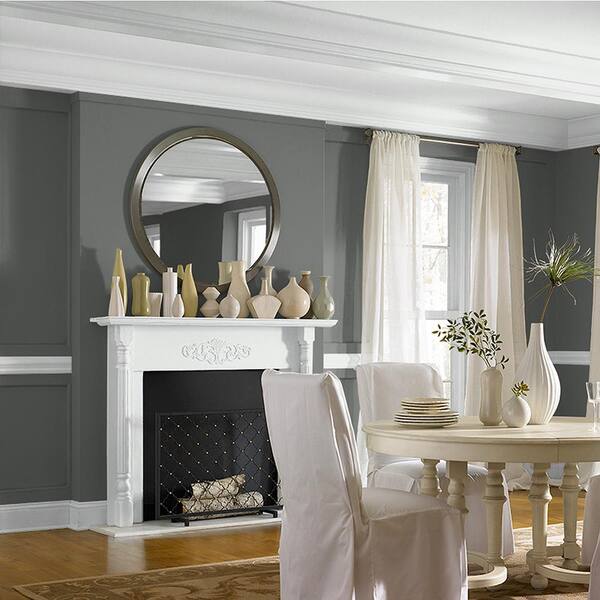 BEHR MARQUEE 1 qt. #PPU25-02 Black Locust Matte Interior Paint & Primer  145304