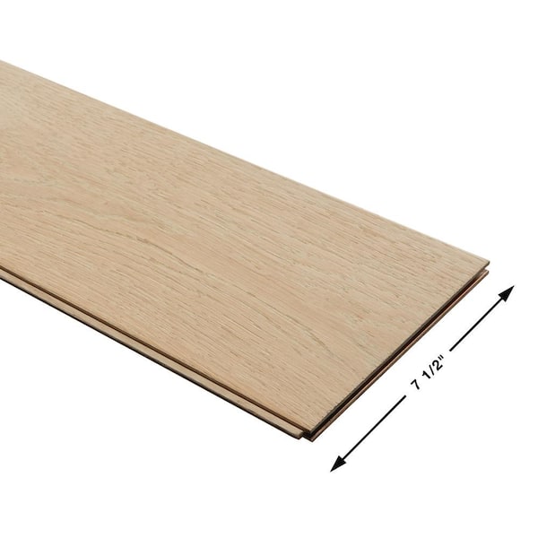 Malibu Wide Plank Tunitas French Oak 1/2 in. T x 7.5 in. W Tongue & Groove Wirebrushed Engineered Hardwood Flooring (23.3 sq. ft./case)