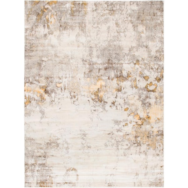 Helios Santorini Beige 9 ft. x 12 ft. Area Rug