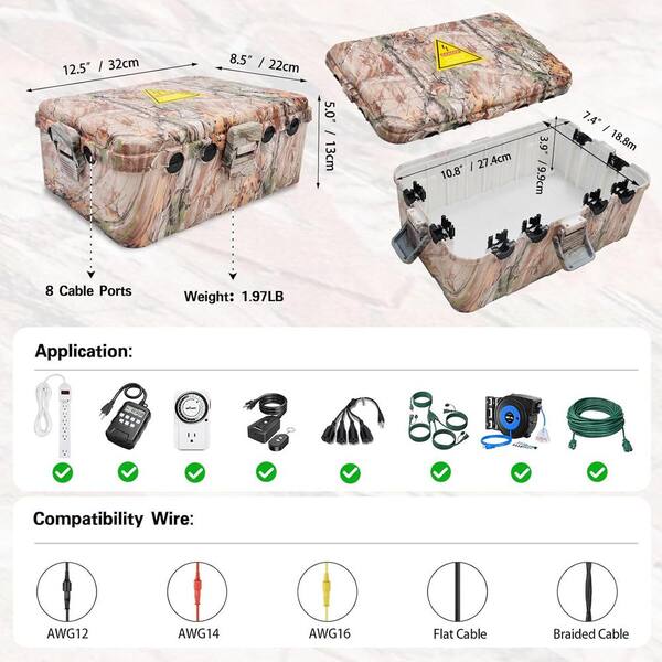 その他 Kamping Kushion Box SQUARE DEEP M CAMO NATAL DESIGN>Kamping Kushion Box SQUARE DEEP M