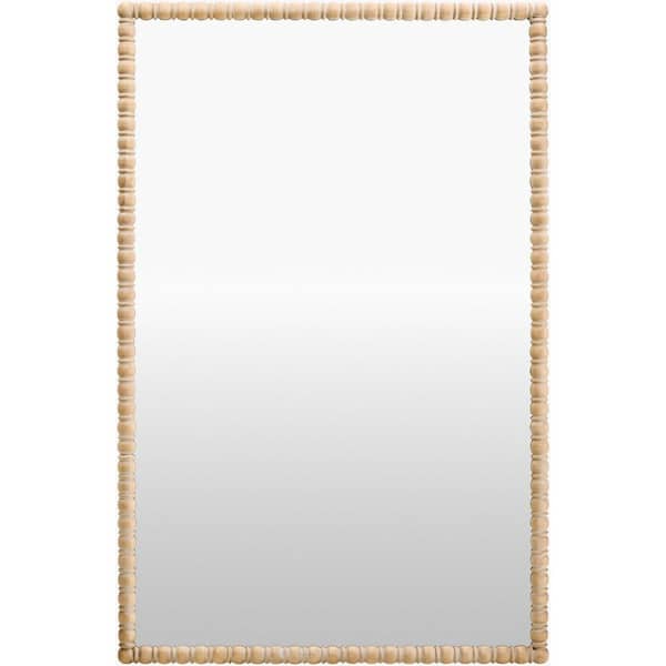 Galey Alix Karling Blair Traditional Full Length Mirror 72 in. H x 47 in. W x 3 in. D Brown