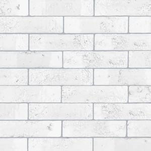 Arches Brick White 2-1/2 in. x 9-7/8 in. Ceramic Wall Tile (5.76 sq. ft./Case)