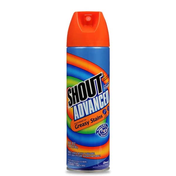 Shout 18 oz. Advanced Laundry Stain Remover Foam Aerosol (8-Pack)