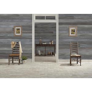 5 in. W x 48 in. L Reclaimed Peel and Stick Solid Wood Wall Paneling (Set of 2 Box)