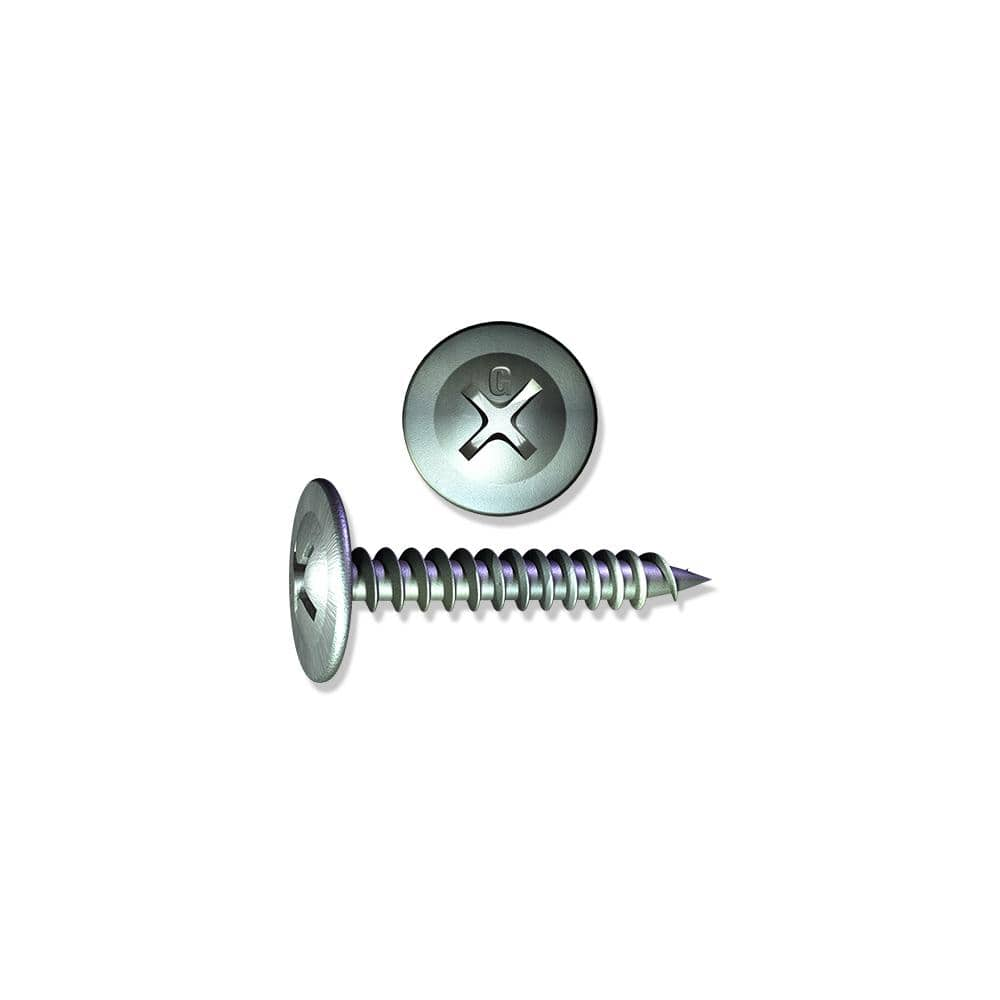 #8 x 1-1/2 in. High Corrosion Resistant HCR T-Star Plus Wafer Head Exterior  Screw (1 lb.-Box)