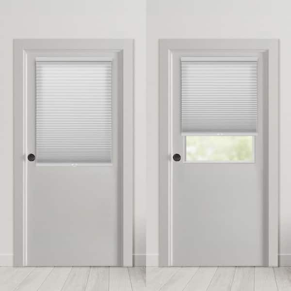 Gray Cloud Cordless Light Filtering Magnetic Cellular Shade - 28 in. W x 42 in. L